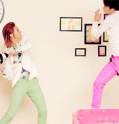 shinwooed:  Let’s settle this like men… 