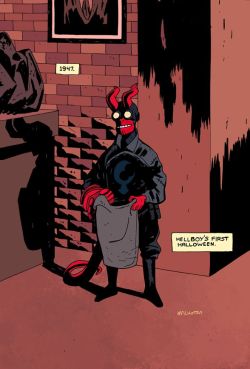 elkoi:  phantom-pancake:  Hellboy’s first