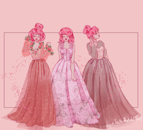 Princess Bubblegum x Teuta Matoshi Duriqi dresses