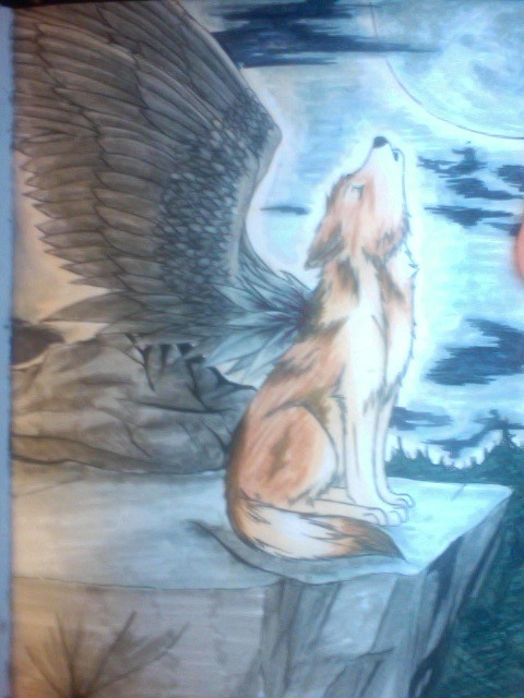 I know the coloring’s different, but I got a bit color-crazy with new markers X3 Luci’s 
