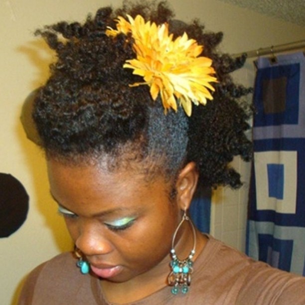 Modern Day Naturals: Always love #blackonyx hairstyles! This frohawk is...