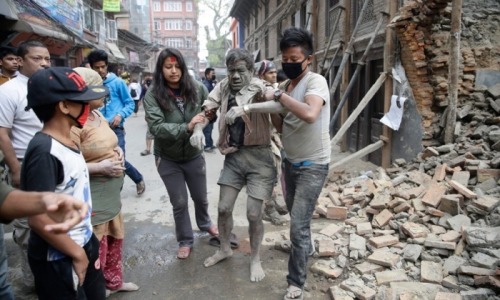 random-and-interesting:Nepal Earthquake: Over 1,000 deadA powerful earthquake struck Nepal Saturday, killing at least 1,180 people (expected to rise) across a swath of four countries as the violently shaking earth collapsed houses, leveled centuries-old