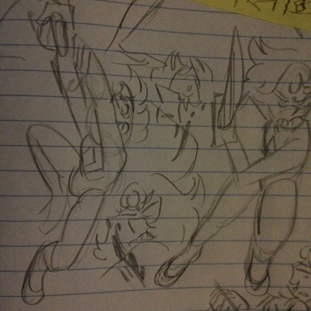 cherubgirl:  Sketches from rhinocio‘s Tenacity!!! It took me two hours to read,