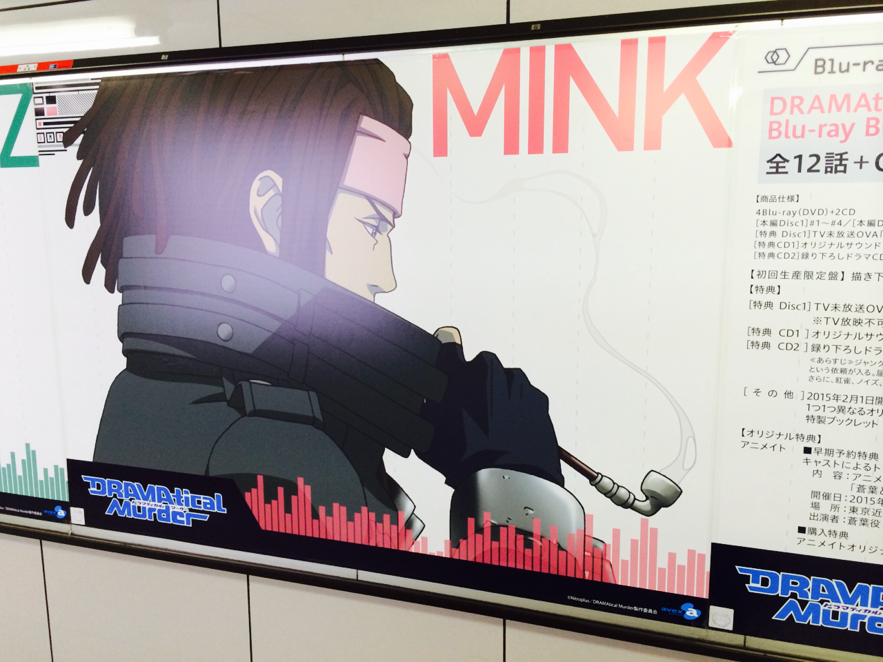 candycoloratura:  Dramatical Murder Ads in Ikebukuro Train Station