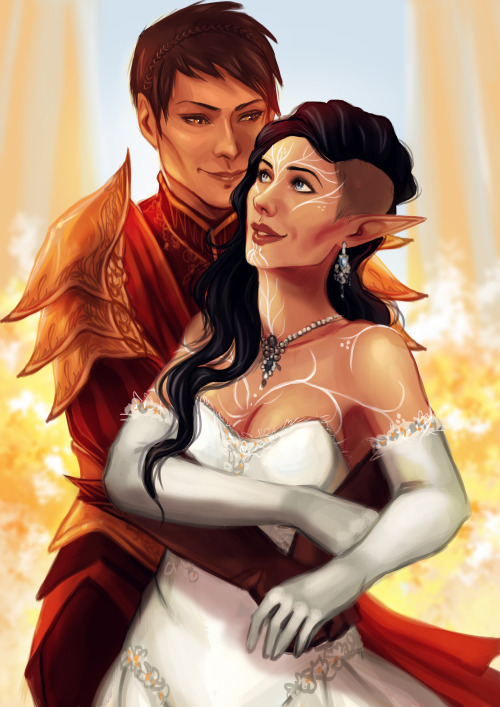 noctuaalba: Vex and Cass getting married, for @pentaghasthellDid you people know that I am a sucker 