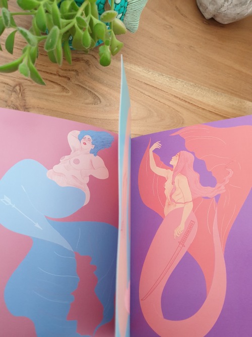 Sirens, switches, lusty witches. A double (SALTY) zine featuring the best of my MerMays and Kinktobe