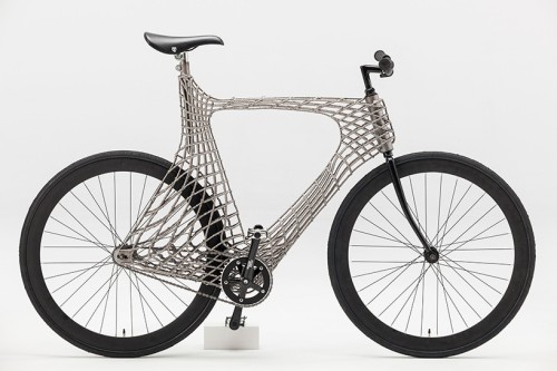 creative-archive: 3D printed steel “Arc” Bicycle by TU delft Studentssource: www.