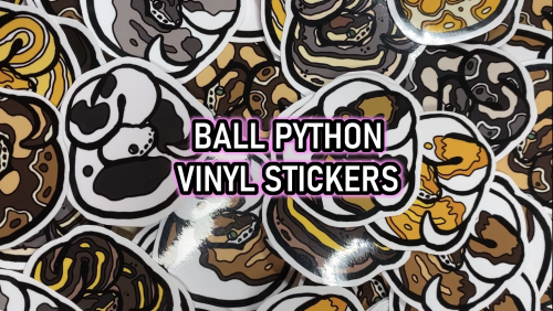 https://www.etsy.com/shop/ToadshadeTerrariumShop update! Added a ton of ball python vinyl stickers t