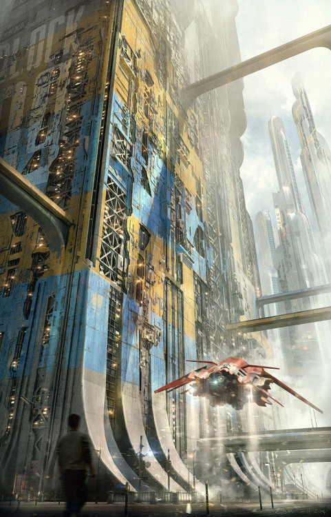 this-is-cool:The stunning science fiction and futuristic artworks of Stefan Morrell - www.th