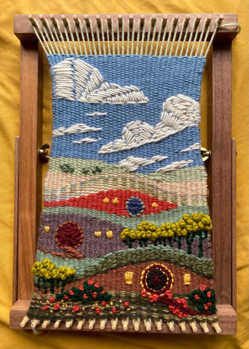 A Woven Yarn Tapestry Of The Shire