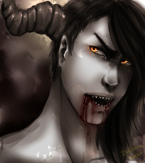 “i’m too lovely to be hated” My Oc Lucifer with one year of diference God, I’m proud u///u