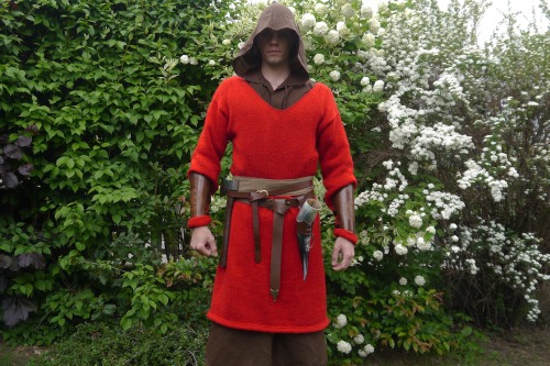 And hers my costume ! Now i need a real armour and end my camail ! Also Shield and viking sword !