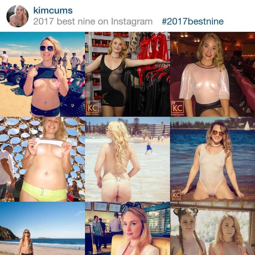 Here are my #2017bestnine! It&rsquo;s filled with #bikinis, #sheer clothes, #miniskirts,