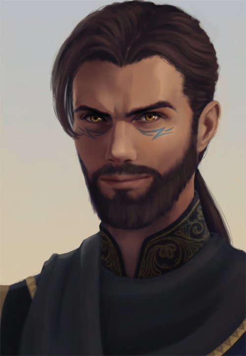 Portrait of my Pathfinder rogue, Zarvan