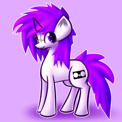 sketchy-replies:I haven’t drawn Sketchy in aaaaaages so here is cute purplebagelponCutiehorse~ c: