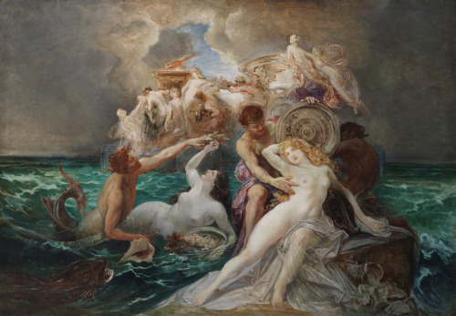 lionofchaeronea: Friedrich Ernst Wolfrom, 1857-1923Poseidon and the Nereids, before 1920, oil on can