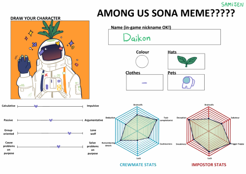 Between Them: Among Us Sona Maker