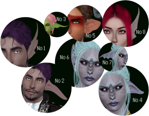 departmentstoresimulator:Shuiisims Fantasy Ear Conversions 4to3I fell in love with these ears for my