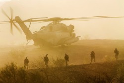 toocatsoriginals:  Marines with 1st Battalion, 5th Marine Regiment, participate in a heavy helo raid during Weapons and Tactics Instructor Course 2-15 at K-9 Village, Yuma Proving Grounds, Arizona, April 8, 2015.  Photo:   Staff Sgt. Artur Shvartsberg/DoD