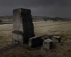 lazy-painting:  Concrete megaliths.  