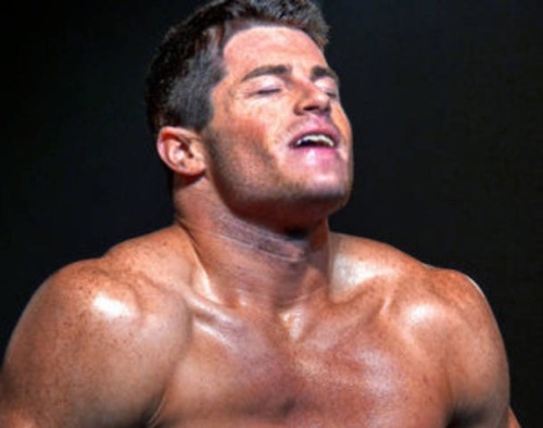 datspandas:  It’s time to play, “Hey, Wait, Is That A Still From Gay Porn or Just Wrestling?”  Evan Bourne’s orgasm face!