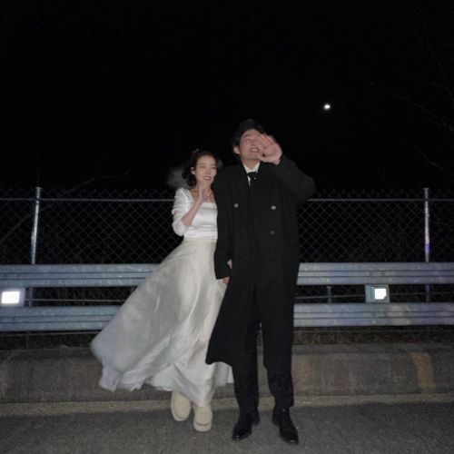 240128 - Taehyung On Instagram: Taejoon And Jihye, Be Happy @/dlwlrma
