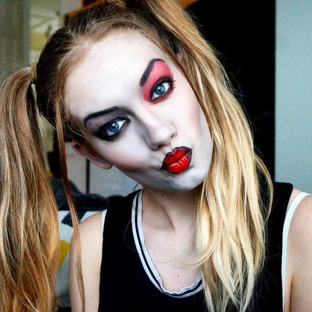  Dais Daily — Nueva prueba de maquillaje de Harley Quinn para Londres...