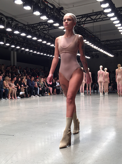paleandeyeless:  Yeezy Season 2 // Amina Blue pale and eyeless 