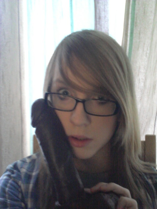 crossdressingchloe:  First selfie of 2014