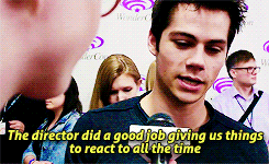 archieandrewx:  Dylan talking about The Maze Runner. 
