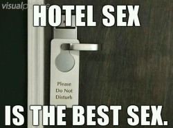 faceless-husband:  redridinghoodhotwife:  No doubt!!!  We’ve had some Great hotel sex @partygirl31   Yes we have &hellip;&hellip; @verb411 @faceless-husband &hellip;. time to book another room 