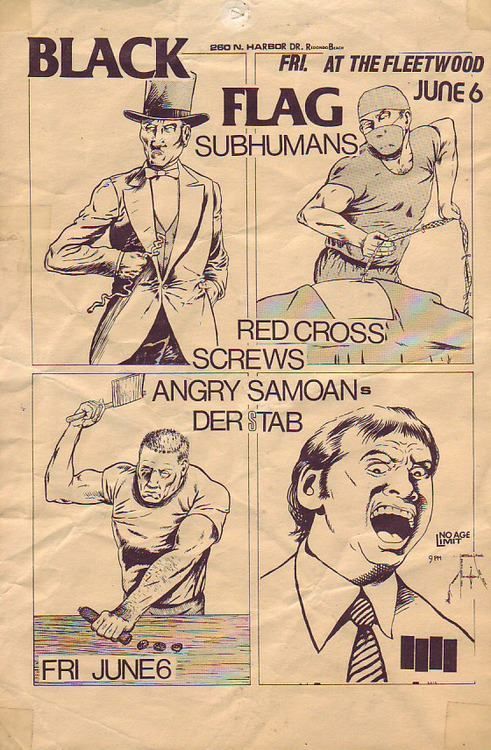 hellray:  Black Flag flyers, pt. 1. 