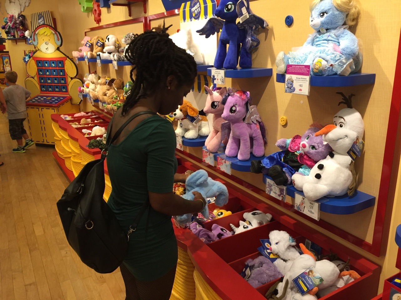 shanedog09:  iamapaperuniverse Build A Bear day! Finally got to take my little girl