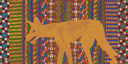 jadedownthedrainn:Aboriginal dog2014Pitcha Makin Fellaz, Ballarat, Victoria (art collective)