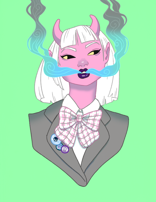 Pastel Demon Girl