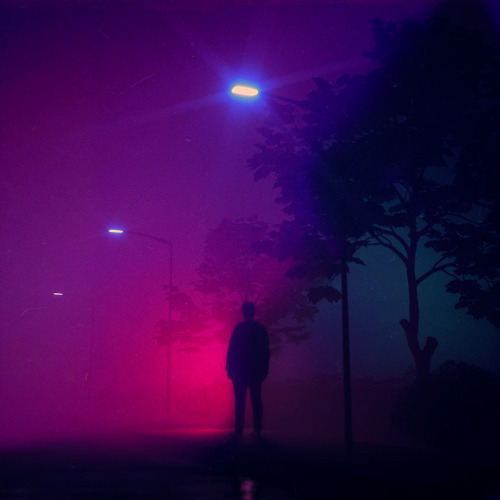 red-blue-purple - feels like i can reach out and grab your hand
