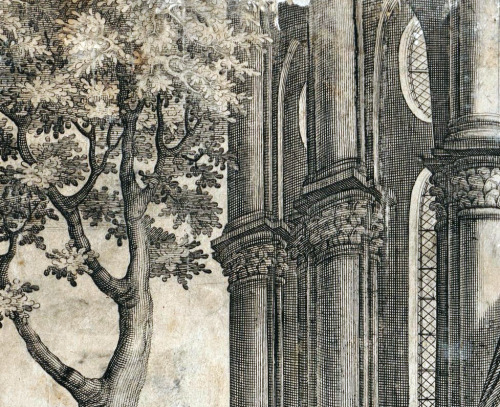 Anti-Catholic engraving (1605). Detail.