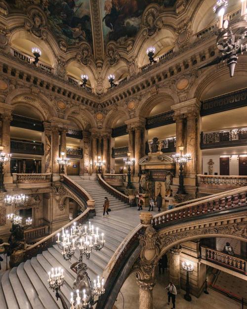 The Opera Garnier, Is A Renowned Opera House In Paris, France. Designed By The Architect Charles Garnier,