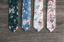 sosuperawesome:  Floral Ties by MYTIESHOP on Etsy More like this  