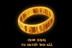 Geekystar:  One Ring To Catch Them All Http://Www.neatoshop.com/Product/One-Ring-To-Catch-Them-All