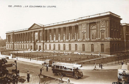 Colonnade du Louvre  (Perrault&rsquo;s Colonnade ), Paris, 1910′s