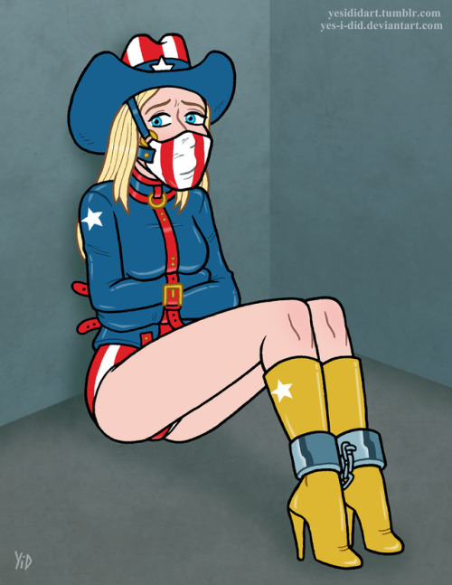 America in a Bind by Yes-I-DiDAnother recent commisson. The client was inspired by my old “His