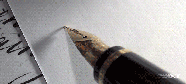 Pens and Paper — I want a flex nib now