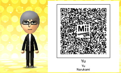 TOMODACHI QR CODES — clanes: Updated Persona 4 Mii’s for Tomodachi...