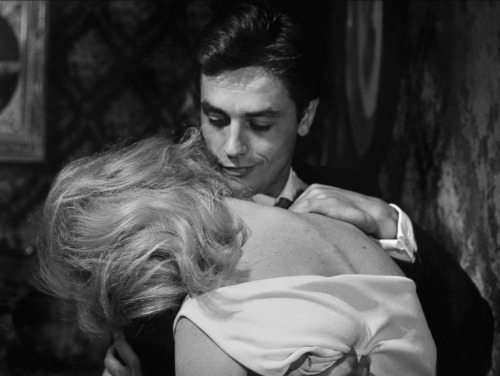 una-lady-italiana: Alain Delon and Monica Vitti - Michelangelo Antonioni’s “L'Eclisse” (1962)