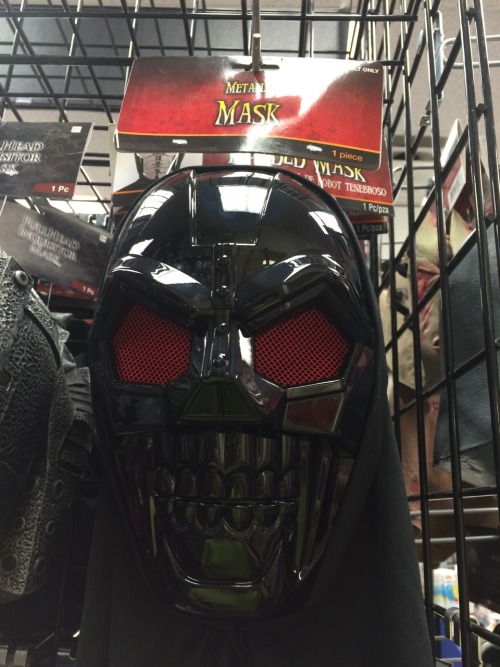 Halloween shopping had inspired me to come back from infrequency. I give you, Darth Vadernator.