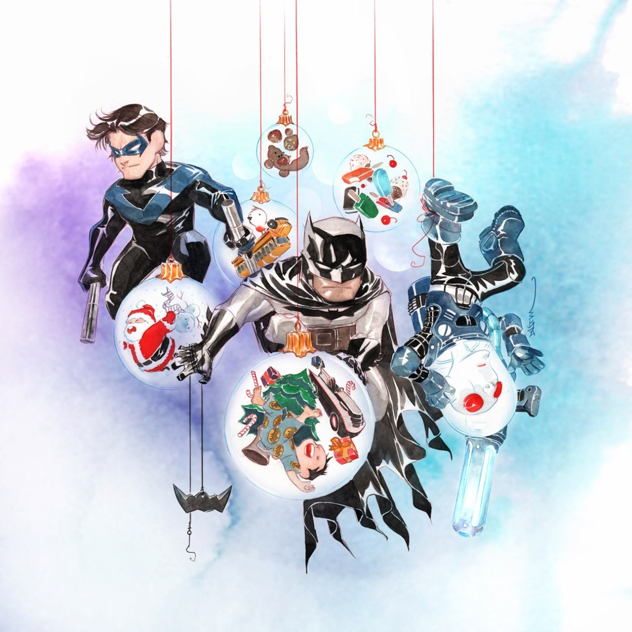santa-the-first-avenger:  Happy Holidays from the DC Universe 