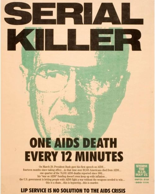 “SERIAL KILLER – ONE AIDS DEATH EVERY 12 MINUTES:.On March 29 [1990, twenty-seven years ago today], 