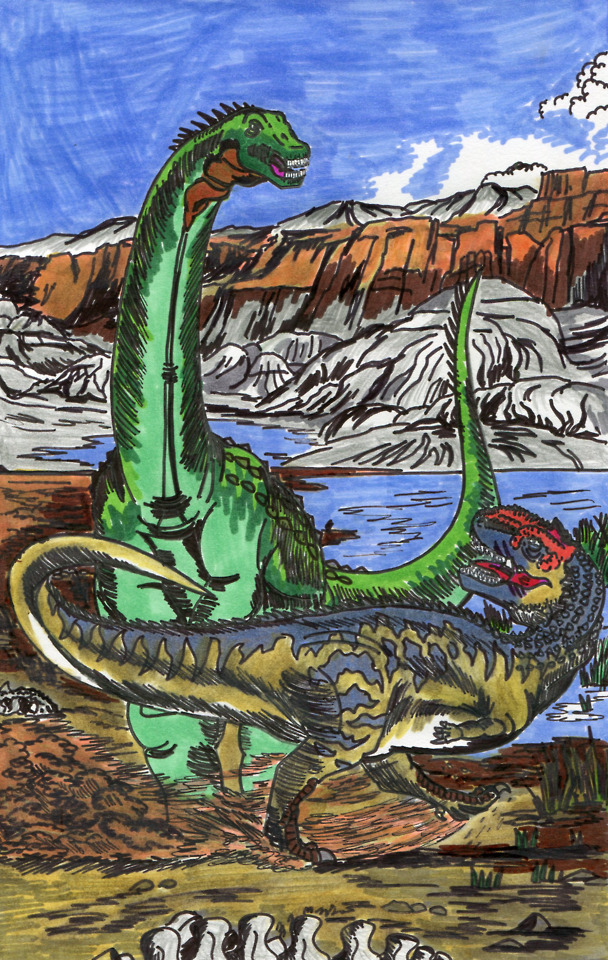Sketchbook of a Wannabe Paleoartist  Dinosaur illustration, Dinosaur  sketch, Dinosaur art