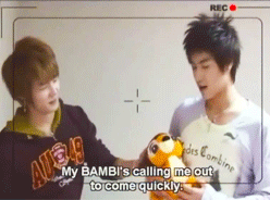 yunholovee:  Alphabet meme: Jung Yunho B is for: Bambi   مانسى ذا البرنامج  -،-“